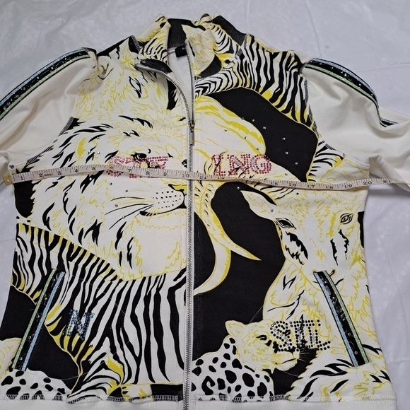 NU Mode De Toi Vintage Sequin Sweat Jacket - Picture 8 of 10